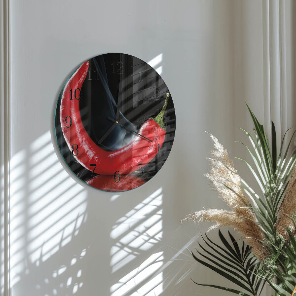 Reloj de pared redondo Ají picante