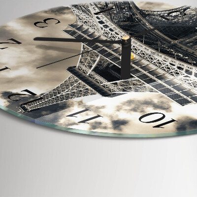 Reloj de pared redondo Torre Eiffel