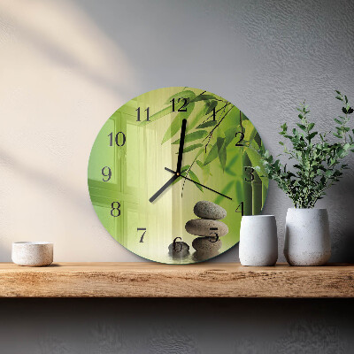 Reloj de pared redondo Piedras