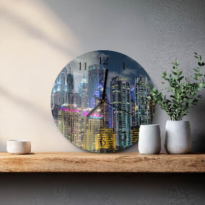 Reloj de pared redondo Ciudad