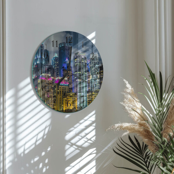 Reloj de pared redondo Ciudad