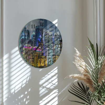 Reloj de pared redondo Ciudad