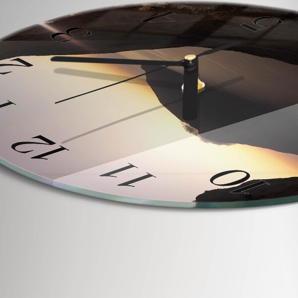 Reloj de pared redondo Montaña del océano