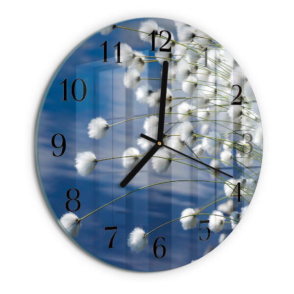 Reloj de pared redondo Algodón
