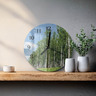 Reloj de pared redondo Abedules