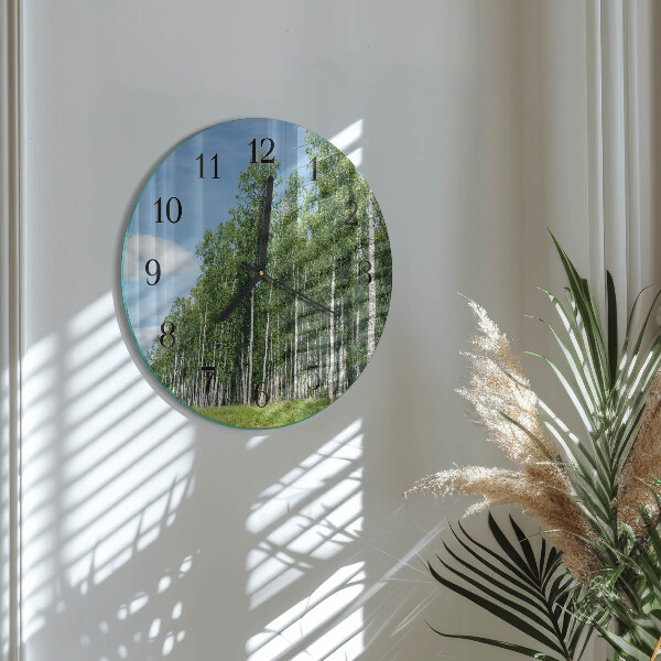 Reloj de pared redondo Abedules