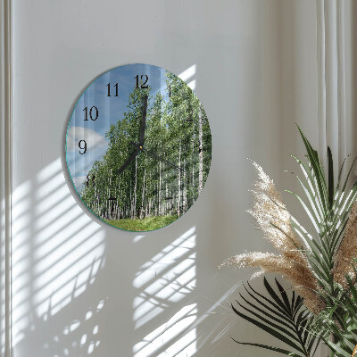 Reloj de pared redondo Abedules