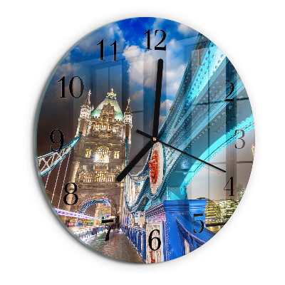 Reloj de pared redondo Puente