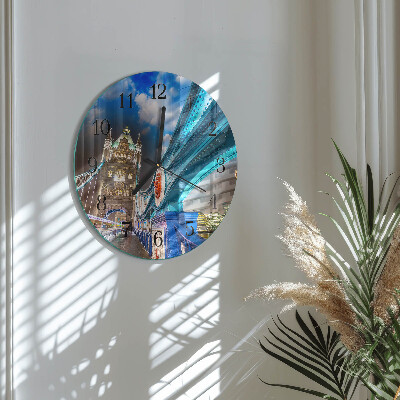 Reloj de pared redondo Puente