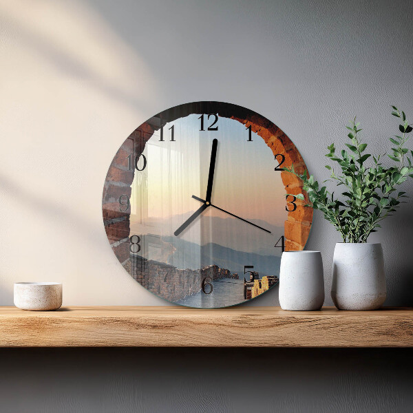 Reloj de pared redondo Muralla grande china