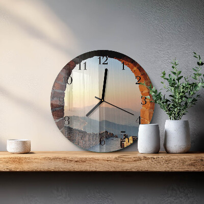 Reloj de pared redondo Muralla grande china