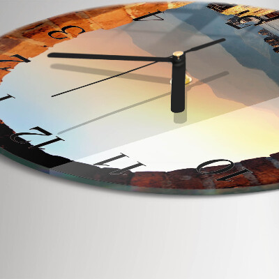 Reloj de pared redondo Muralla grande china