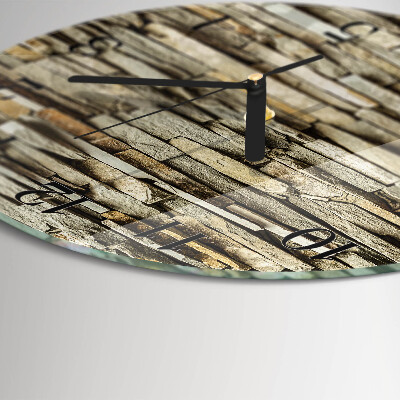 Reloj de pared redondo Piedras