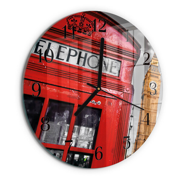 Reloj de pared redondo Londres