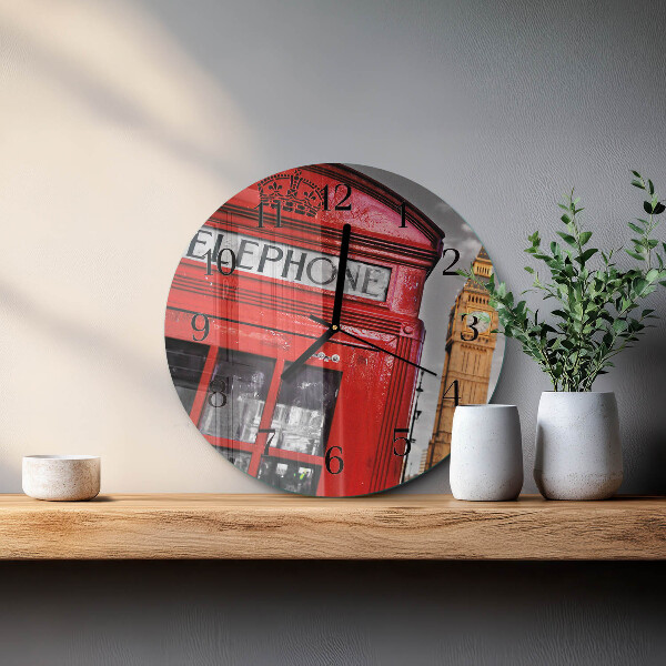 Reloj de pared redondo Londres