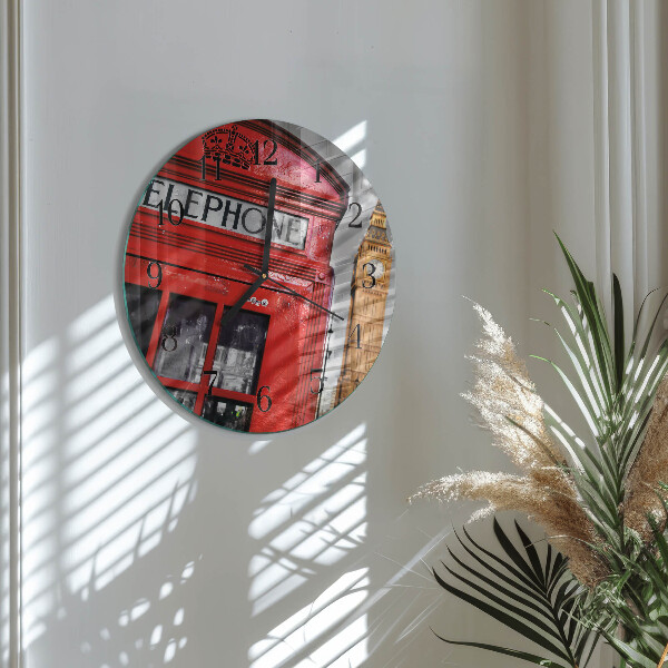Reloj de pared redondo Londres
