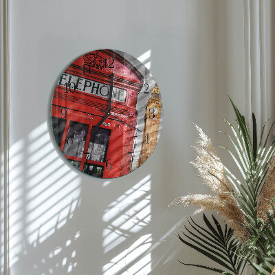 Reloj de pared redondo Londres