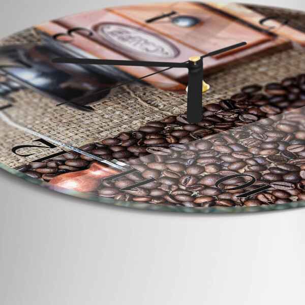 Reloj de pared redondo Molinillo de café