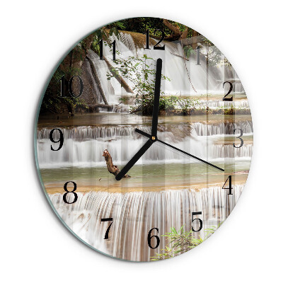 Reloj de pared redondo Cascada