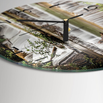 Reloj de pared redondo Cascada