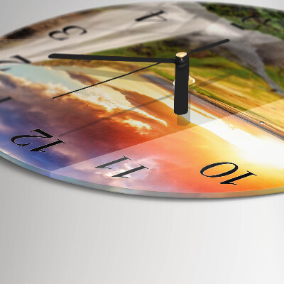 Reloj de pared redondo Cascada