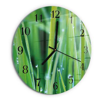 Reloj de pared redondo Césped