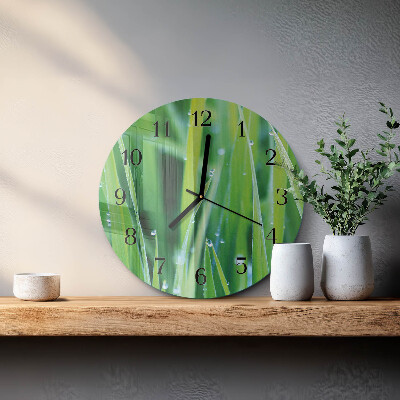 Reloj de pared redondo Césped
