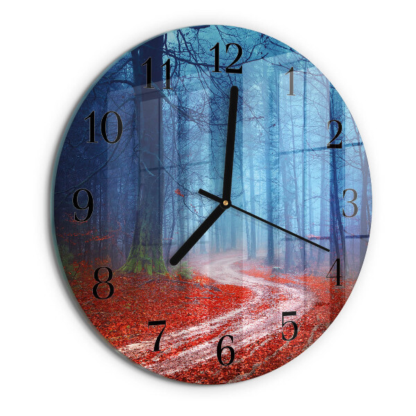Reloj de pared redondo Sendero forestal