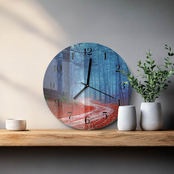 Reloj de pared redondo Sendero forestal