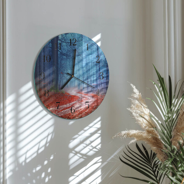 Reloj de pared redondo Sendero forestal