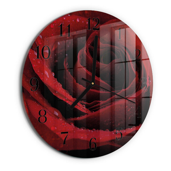 Reloj de pared redondo Rosa