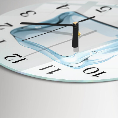 Reloj de pared redondo Hielo