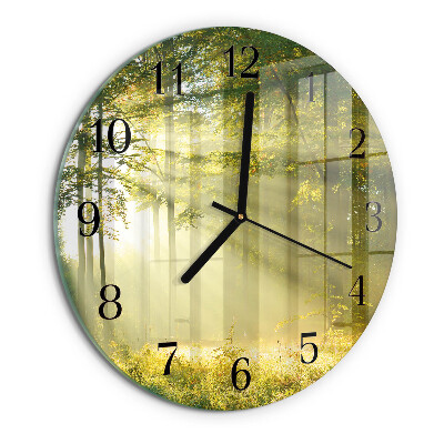 Reloj de pared redondo Bosque