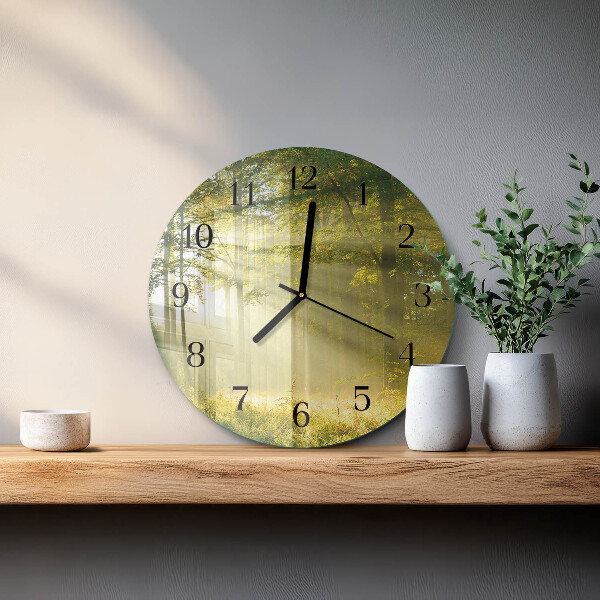 Reloj de pared redondo Bosque