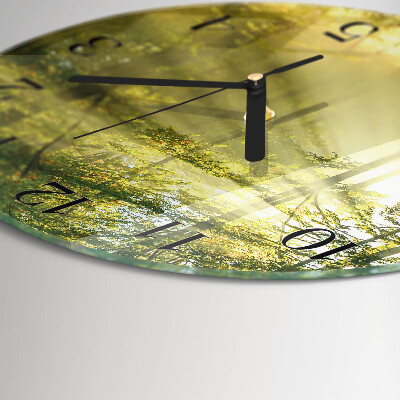 Reloj de pared redondo Bosque