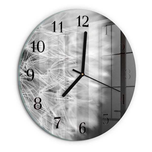 Reloj de pared redondo Diente de león