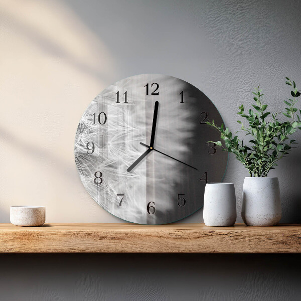 Reloj de pared redondo Diente de león