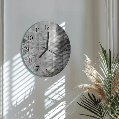 Reloj de pared redondo Diente de león