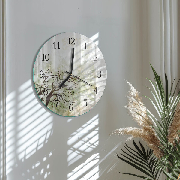 Reloj de pared redondo Árbol