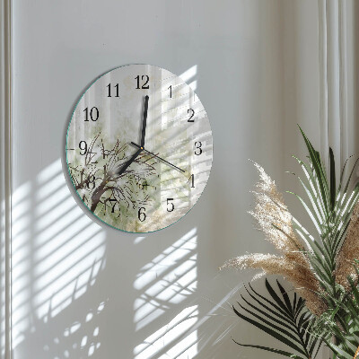 Reloj de pared redondo Árbol