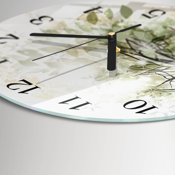 Reloj de pared redondo Árbol