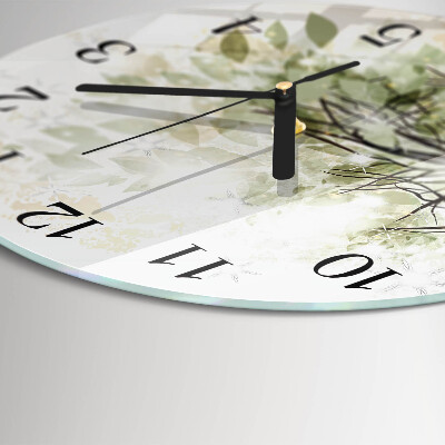 Reloj de pared redondo Árbol