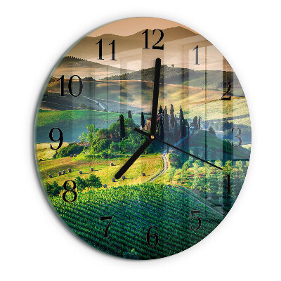 Reloj de pared redondo Paisaje