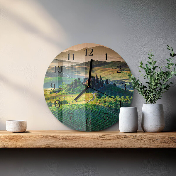 Reloj de pared redondo Paisaje