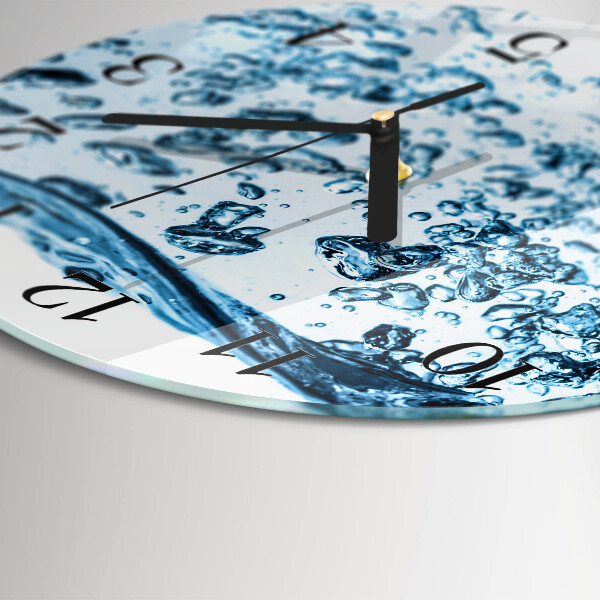 Reloj de pared redondo Agua