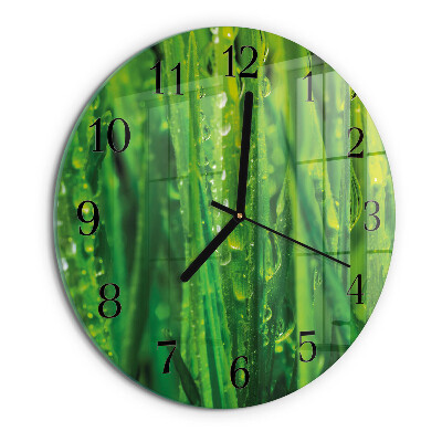 Reloj de pared redondo Césped