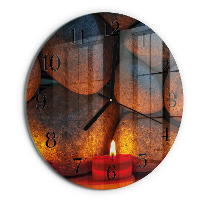 Reloj de pared redondo Piedras