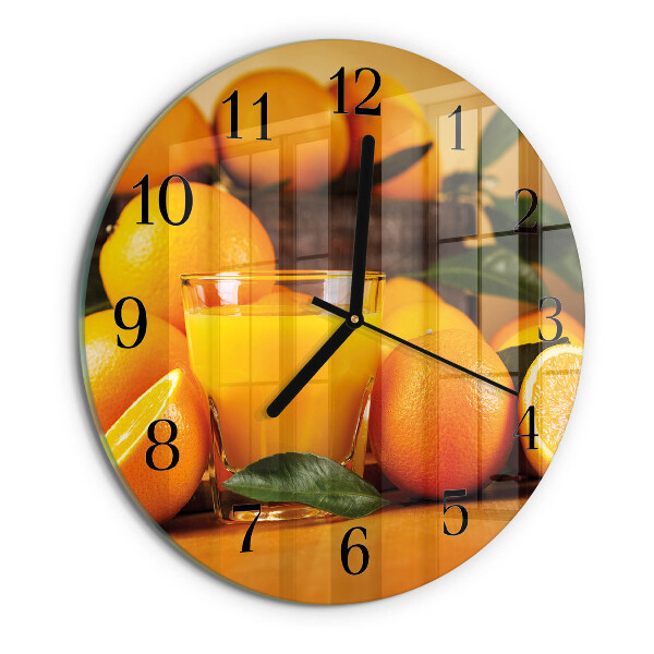 Reloj de pared redondo Naranjas