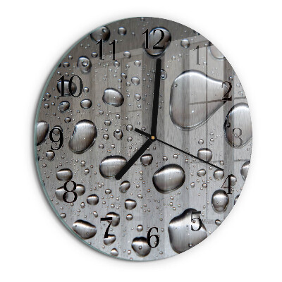 Reloj de pared redondo Gotas