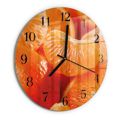 Reloj de pared redondo Mandarinas